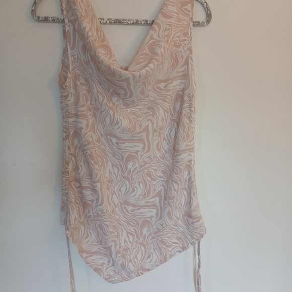 Bliss Swirl Patterned Tank Top in Soft Pink - Picture 2 of 9